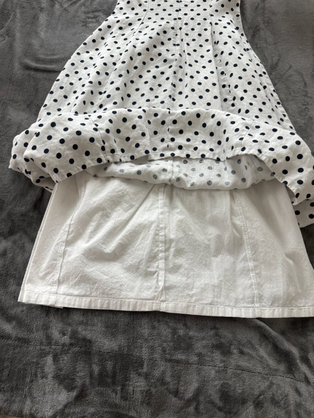 REFORMATION Jaylen Linen Maxi Dress in Polka Dot NWOT - Picture 8 of 9